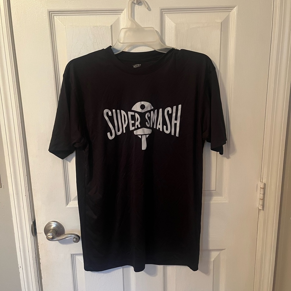 Men’s black ultra club super smash tee shirt